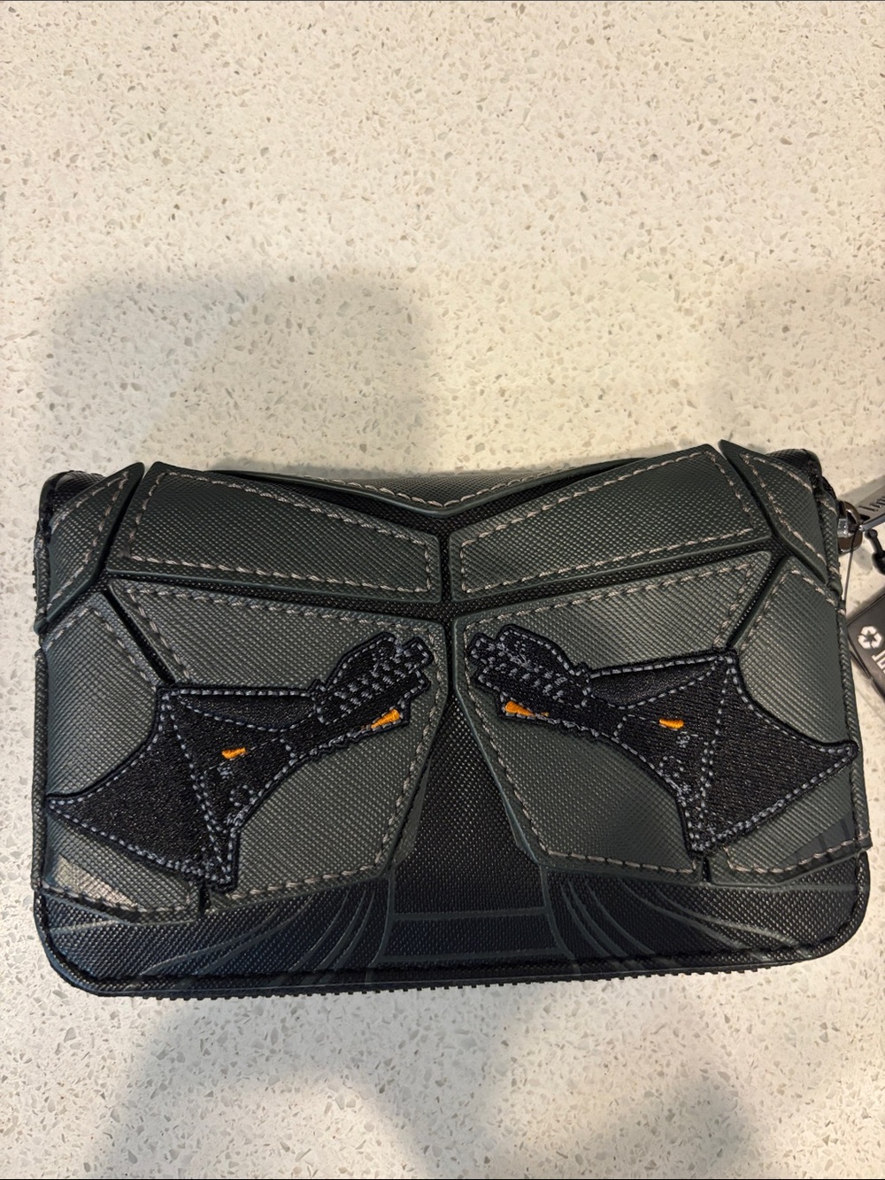 Loungefly Black and Dark Gray Batman Wallet NWT